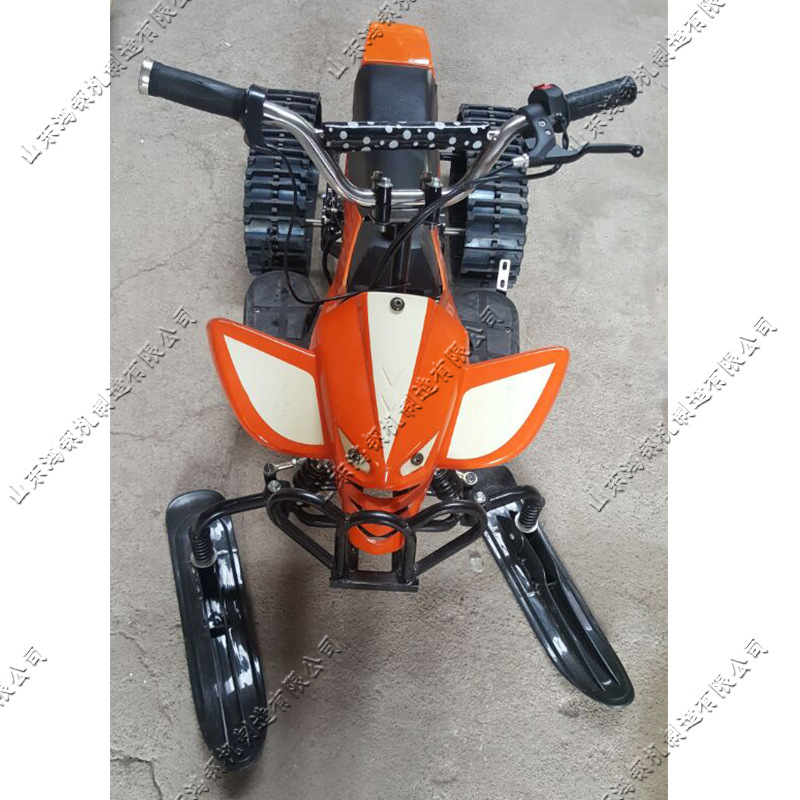 电动雪地行走代步车 汽油户外雪地摩托车 抗冻塑料配件电动雪地车