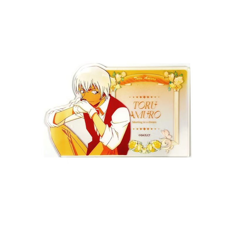 公式正規品 名探偵コナン 夢の絵/30周年記念シリーズ 透明カードコースター オーナメントスタンド|undefined