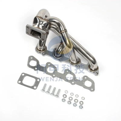 Volvo 240 8V Top Mount Turbo çıxış kollektoru paslanmayan polad