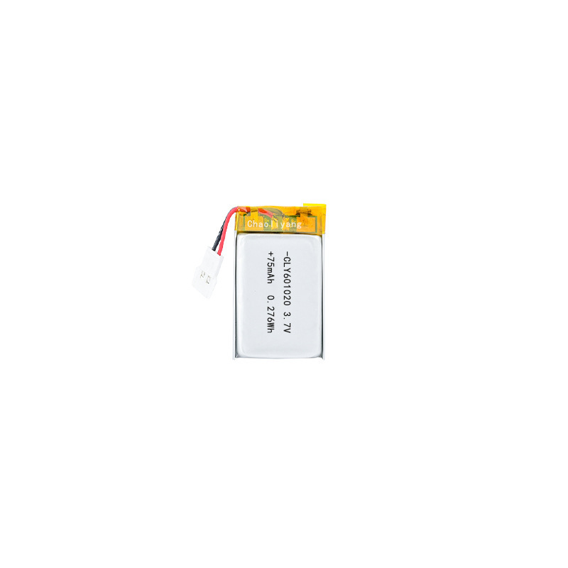 CLY601020 75ミリアンペアポリマーリチウム電池3.7vブルートゥース音響ドアベル充電可能リチウム電池|undefined