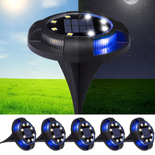 太阳能地埋灯户外庭院灯防水花园景观灯LED七彩光灯地插灯草坪灯