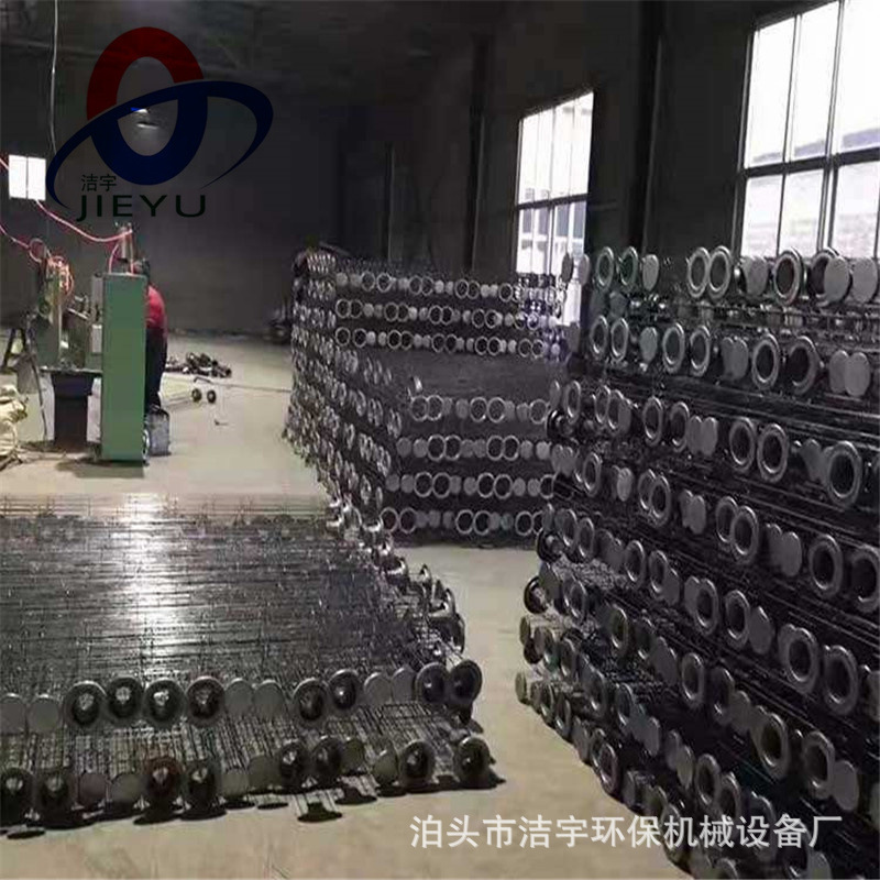 不锈钢除尘骨架褶皱133*6000袋笼 插接式骨架文氏管骨架镀锌骨架