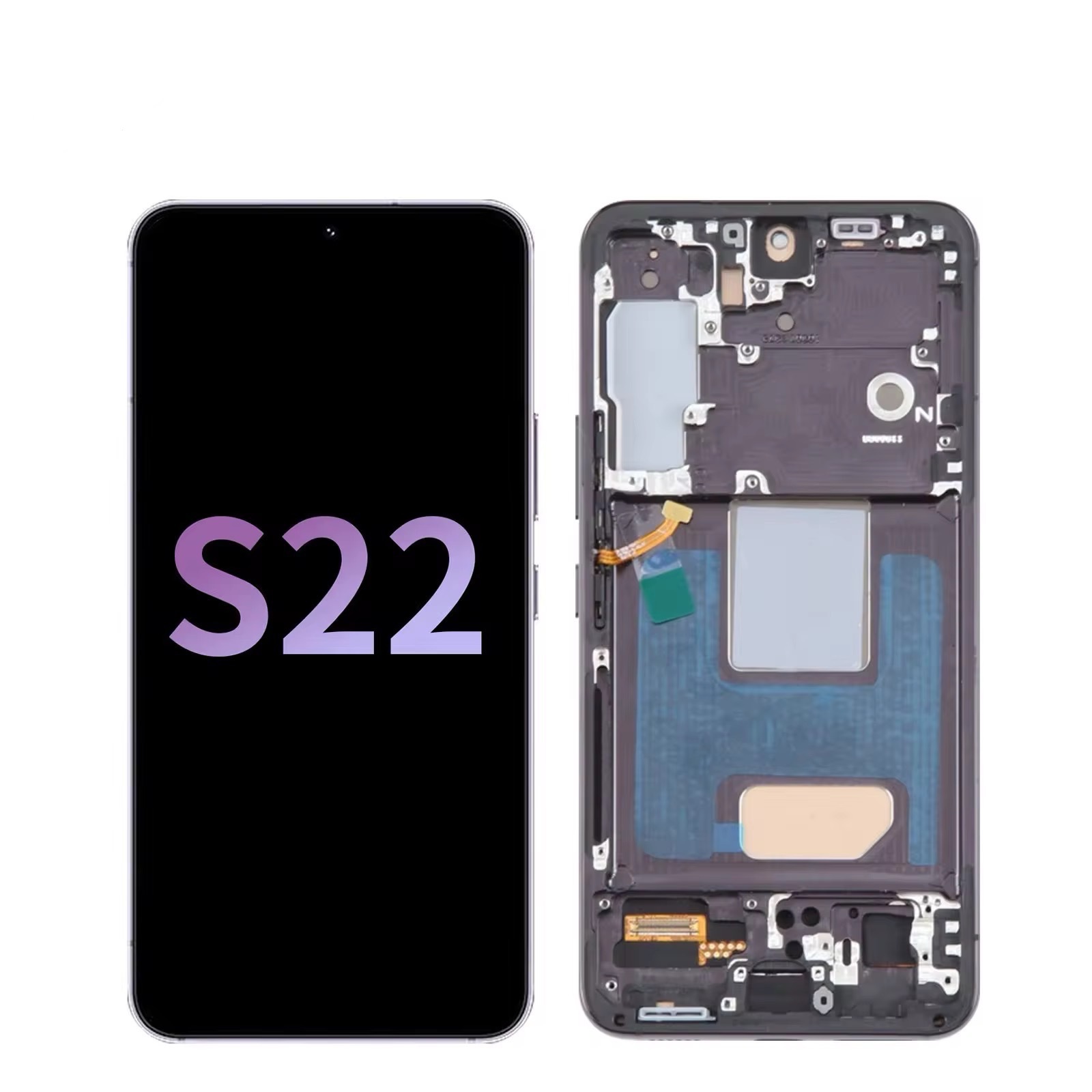 Aplicable a Samsung Curved Screen Original ORI S22 S23 S24 S25 S25U Asamblea de pantalla LCD de teléfono móvil