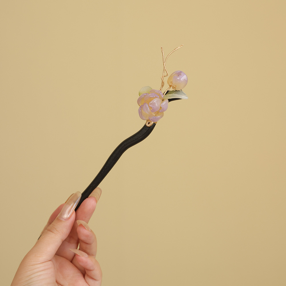 A927 나무 머리핀