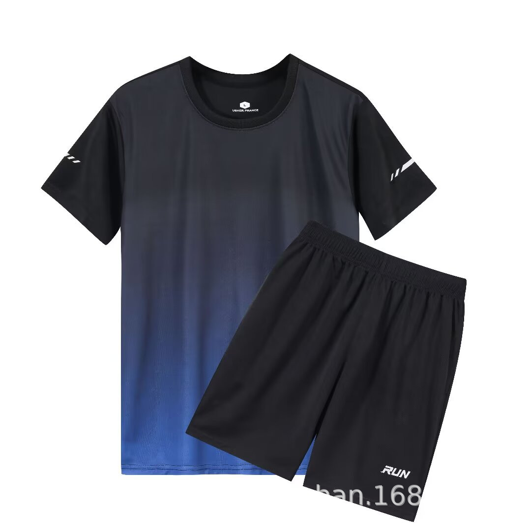2025 New Outdoor Sportswear Suit Men's Running Quick-Drying Short-Sleeved Summer Fitness Golf Sports T-Shirt