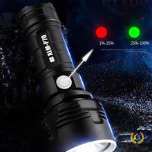 ?P70�������ͲUSB��늳����h��led�����ˮ믚��26650������