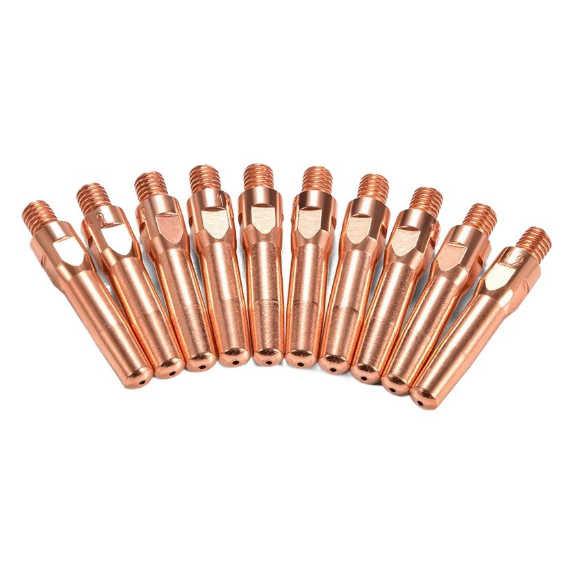 Сварочная горелка с двумя гарантийными паяшками для проводящего мундштука из хрома из меди из циркония из меди из проволоки Panasonic 1.01.2mm газоохранные сварочные фитинги