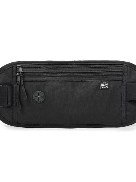 Fashion Waterproof Sports Waist Bag Outdoor Fitness Mobile Phone Storage Bag Multifunctional Anti-theft Brush Travel ID Bag