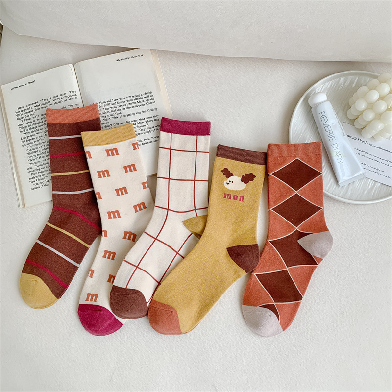 Cartoon cute Japanese socks for students