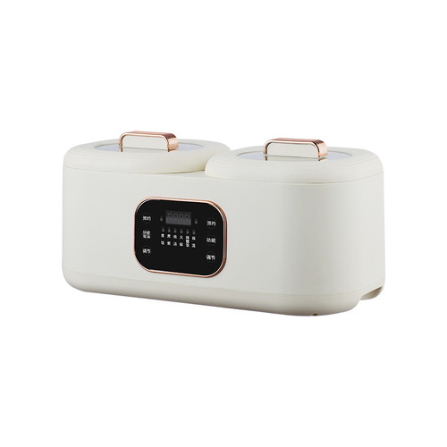 Double-gallon rice cooker, smart touch-screen non-stick cooker, household soup-making all-in-one dual-purpose steaming hot pot rice cooker