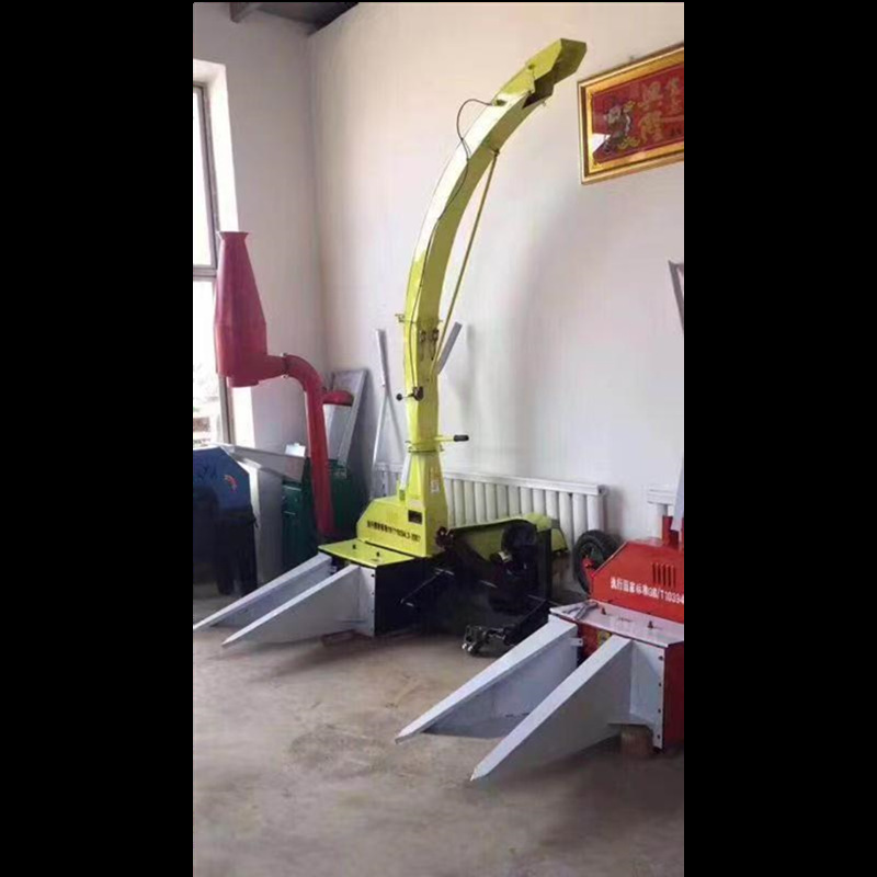 秸秆牧草收割青储机 多功能苞米秸秆收割机 背负式小四轮收割机