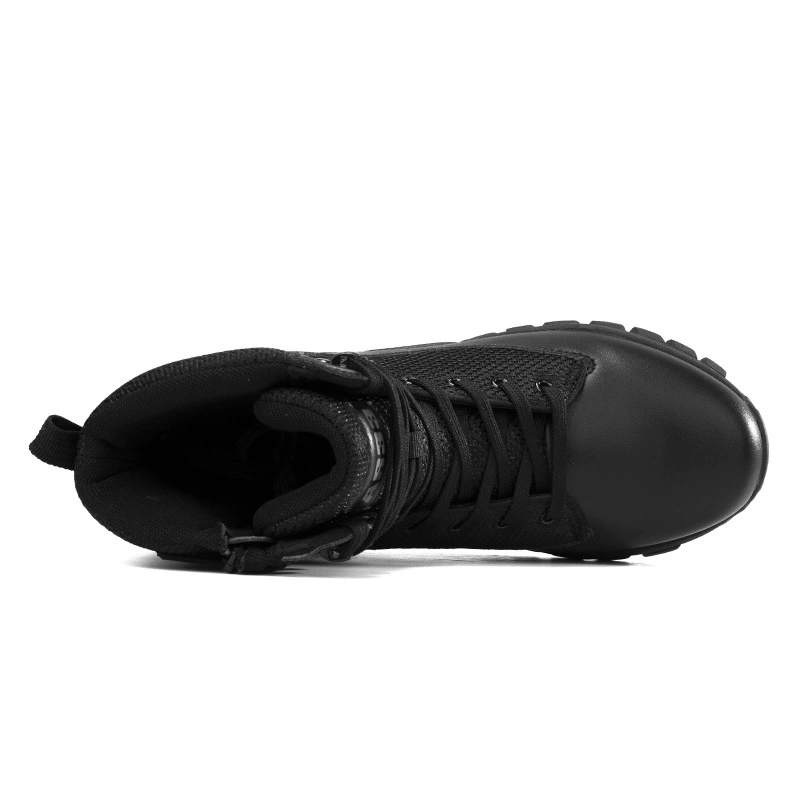 Men's Hiking Boots High-Top Demi-Season Climbing Shoes for Outdoor Leisure Black or Sand WN-305-1