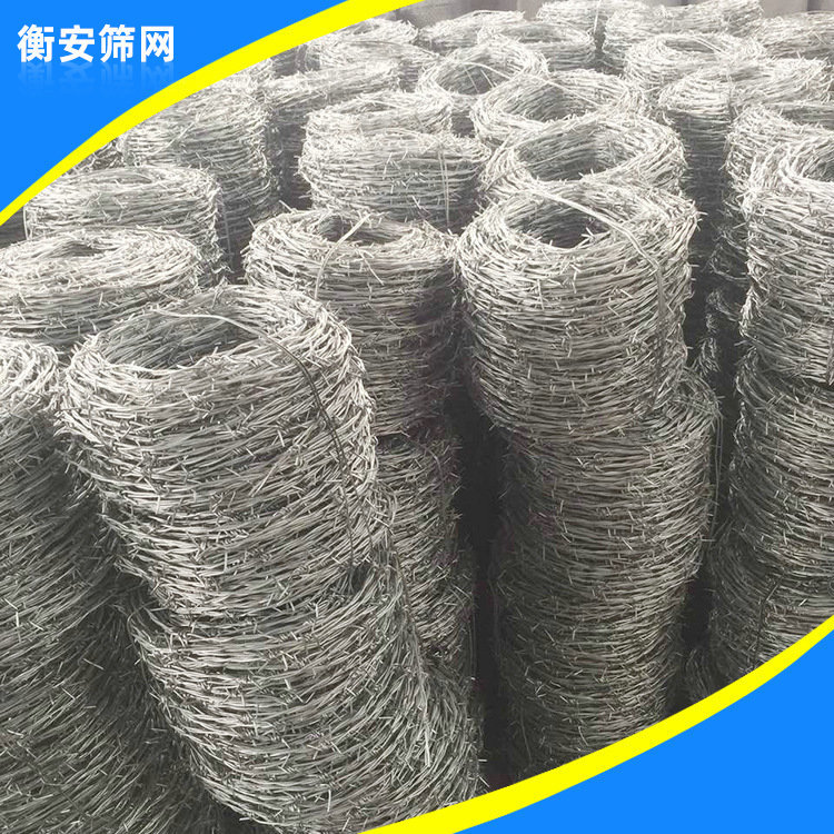 刺绳刺铁丝机场外围防护 学校监狱外墙防护不锈钢刺绳 现货批发
