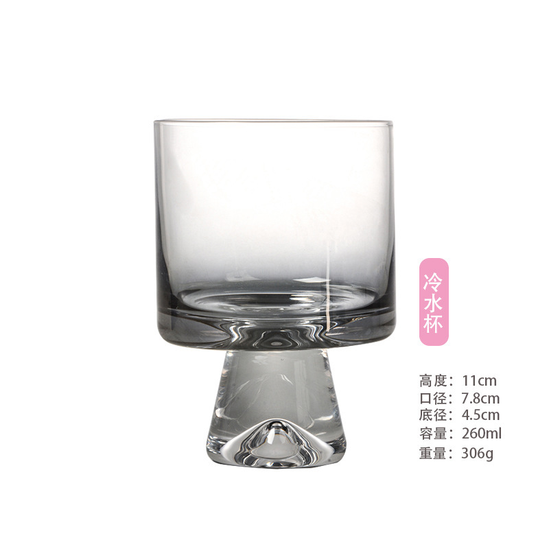 Vidrio de cristal creativo hogar botella de agua fría Internet celebridad taza de agua vino decantador copa de vino luz lujo hogar conjunto de agua lote