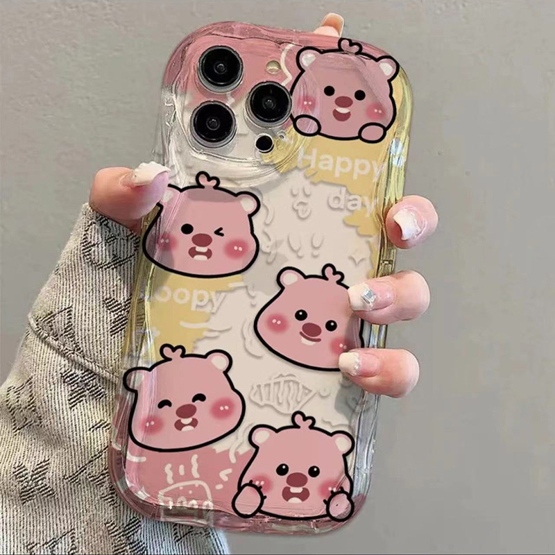 4 Beaver Suitable for Xiaomi 14 Mobile Phone Case for Xiaomi 13 Women's 10 Silicone Red Rice K30 All-inclusive K40 Drop-resistant K50