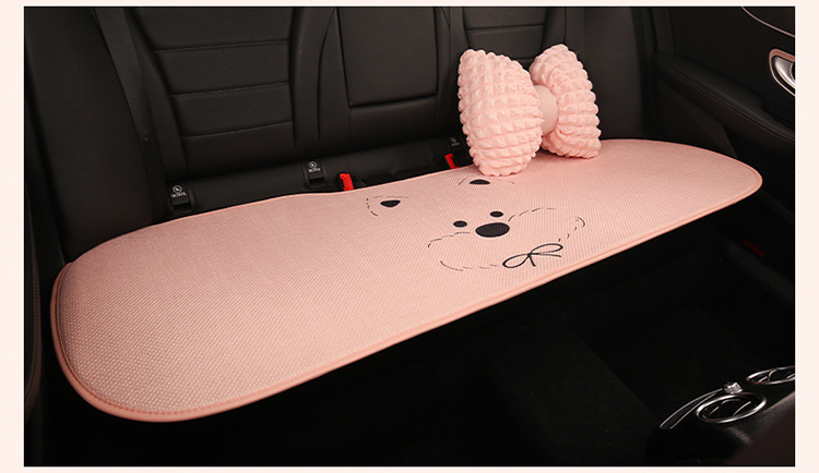 Car Seat Cushion for All Seasons, High-End Women's Summer Seat, Rear Thin Car Seat Cover, Seat Cushion, West Highland