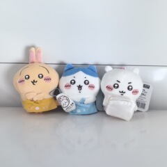 新品chiiawaキイカワ伏见稲荷店员さん三匹ウサキキイチ小八毛挂けストラップ