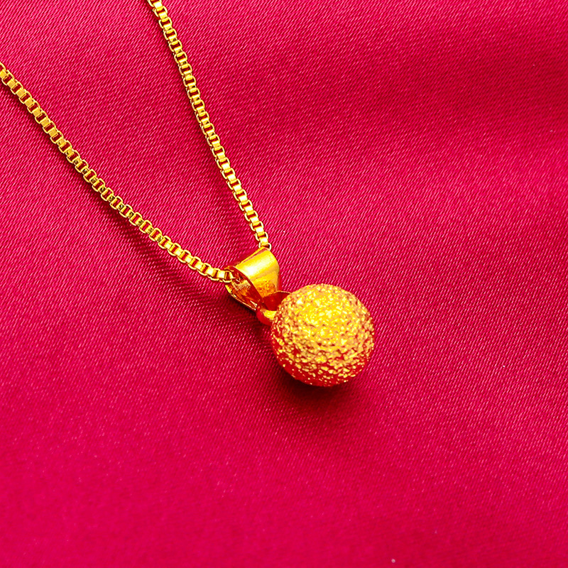 Collar de pulsera fina de las mujeres de oro de arena Collar de traje de mujer de oro de arena de mujeres