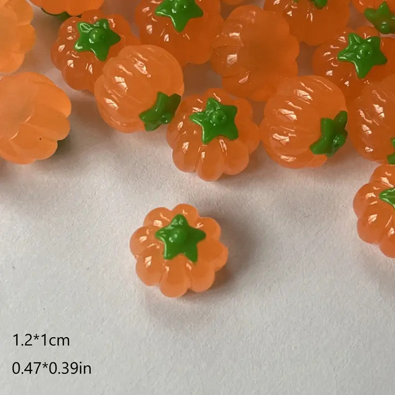 国境を越えたミニ立体カボチャdiy部品手作りケース耳釘ネイルシール材料樹脂|undefined