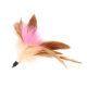Spot new cat stick replacement feather head Pearl butterfly fish Caterpillar cat stick accessories replacement feather