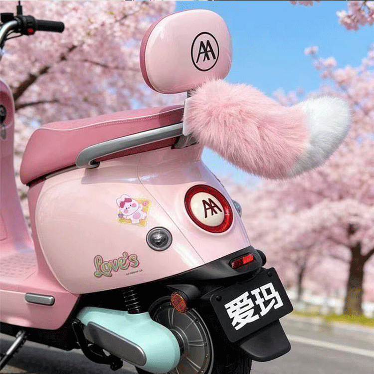 Moving Tail Decoration for Electric Vehicle Rear End, Suitable for Green Source, Lima, Xinri Electric Bikes, Small Decorative Accessories