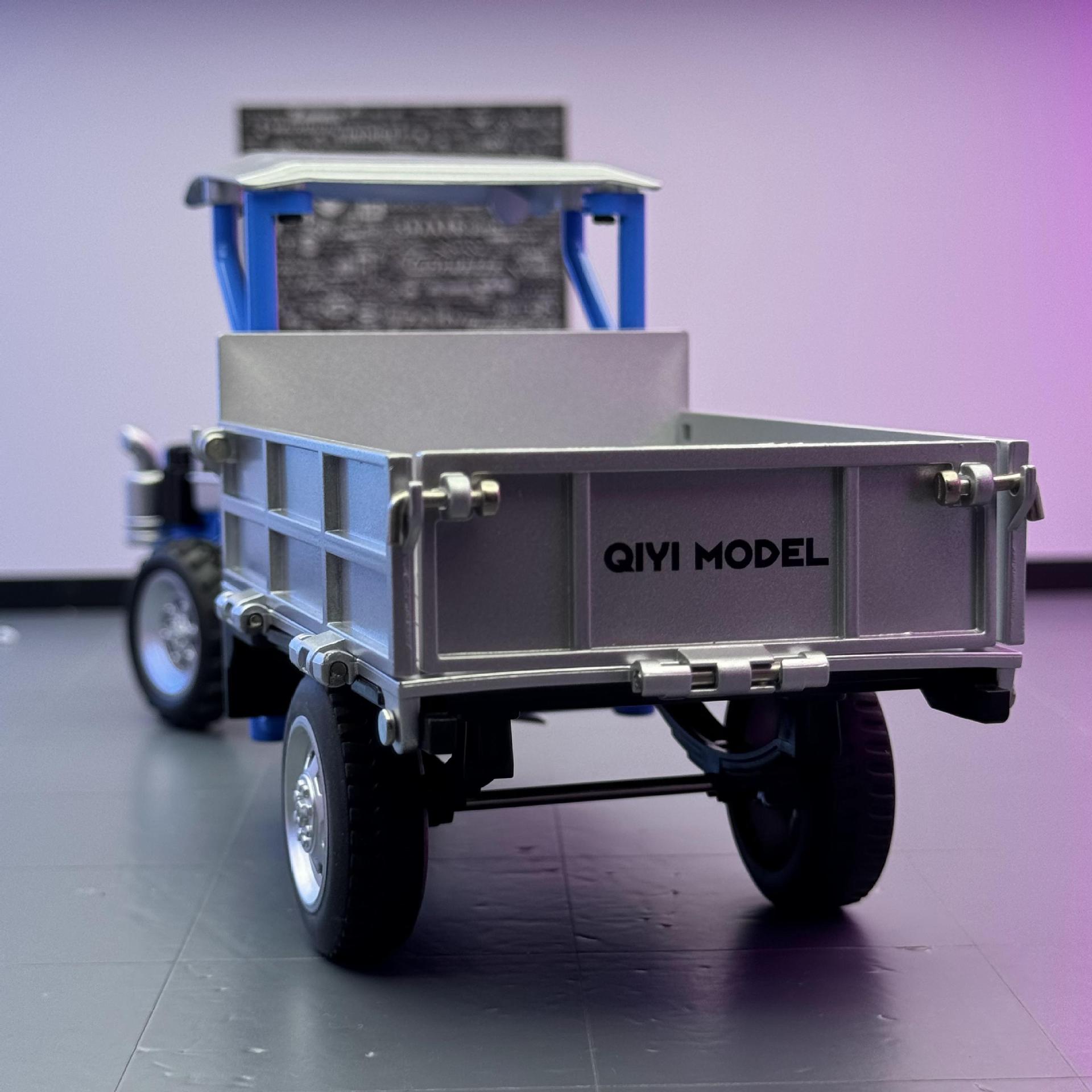 Modelo de coche de aleación Qiyi 1:32 caminar con una mano, tractor agrícola, coche de juguete deslizante, modelo de sonido, decoración, venta al por mayor