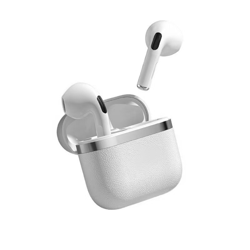 Nuevos auriculares Bluetooth transfronterizos D4 auriculares inalámbricos estereoscópicos auriculares Bluetooth de textura de cuero deportivos de larga duración