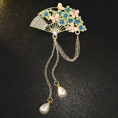 Yaxa sancaqları with Rhinestones and Tassels, Vintage