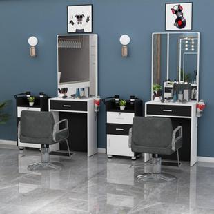 Listed hairdresser mirror hairdresser mirror single-sided double-sided hair salon mirror with cabinet hairdressing mirror