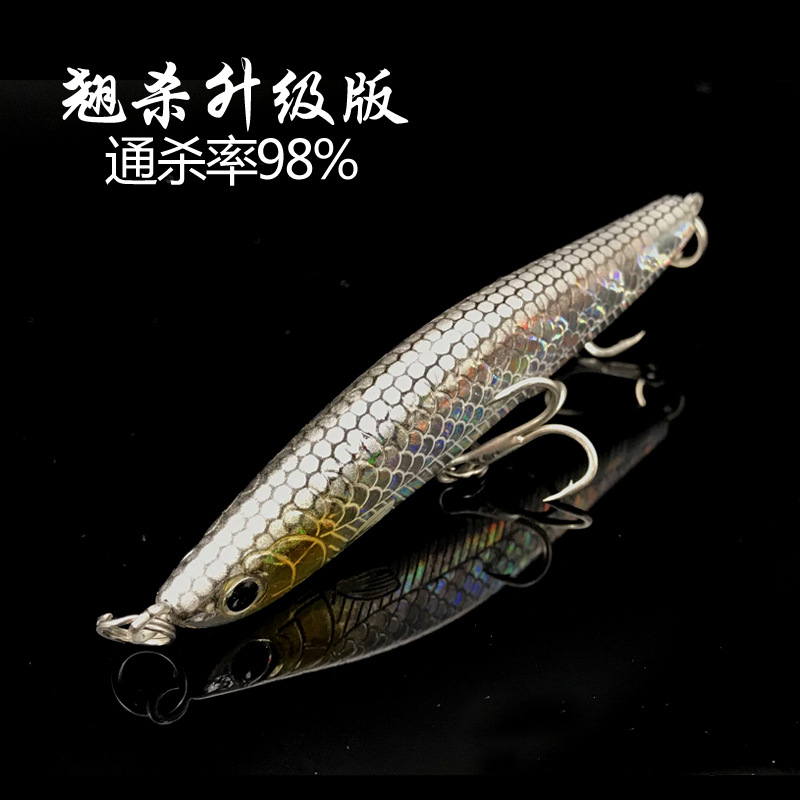 Sinking Minnow Fishing Lures 95mm 24.5g Haed Baits Fresh Water Bass Swimbait Tackle Gear