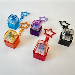 Cross-border decompression button PC cap fingertip pinch press mechanical keyboard decompression button keychain decompression toy