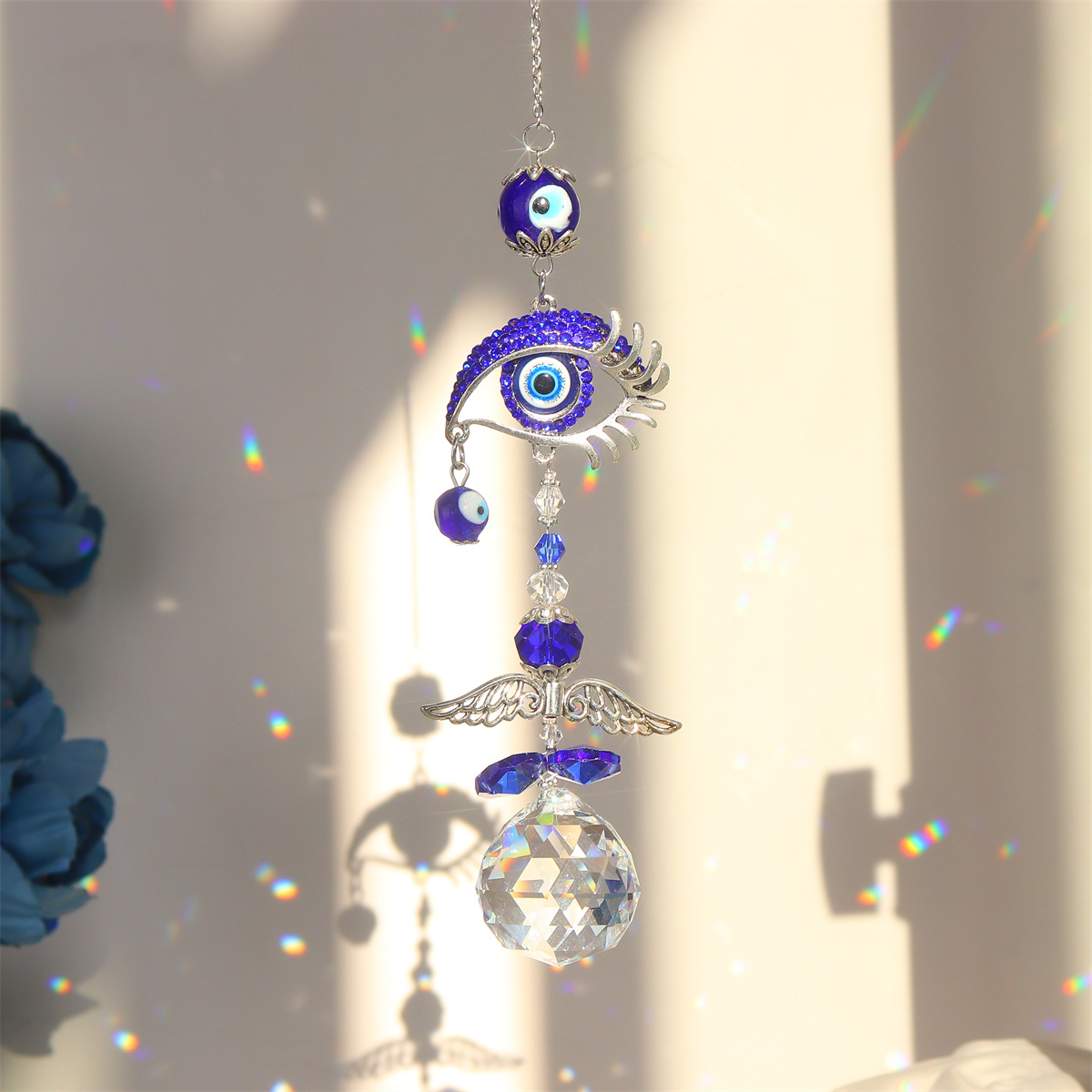 1 Piece Quantity Elegant Devil's Eye Artificial Crystal Pendant