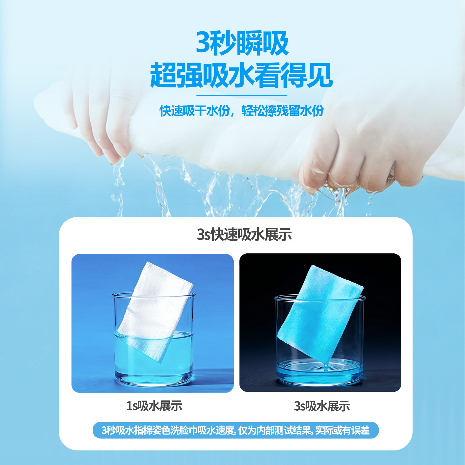 Toalla de lavado de la cara desechable engrosada para aumentar la toalla de limpieza de la cara toalla de lavado de la cara gran volumen de lotes de algodón toalla gruesa tipo de dibujo