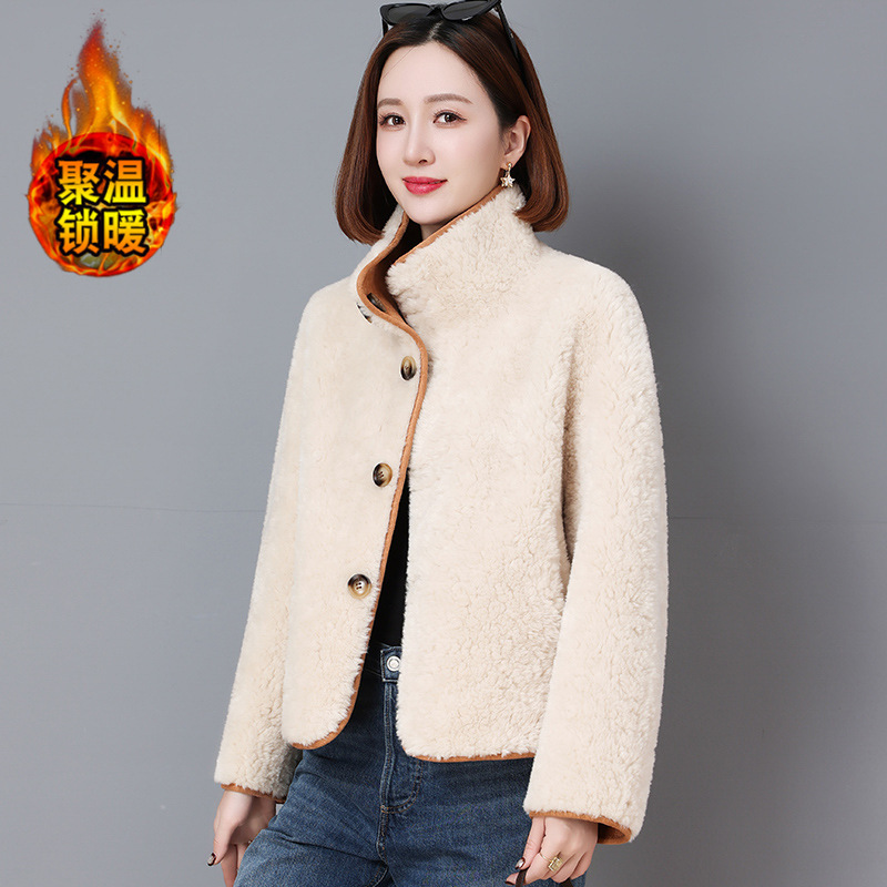 Brown Small Fragrant Style Short Suede Jacket for Women 2025 Winter New High-End Fur All-In-One Reversible Jacket Brown Small Fragrant Style Short Suede Jacket for Women 2025 Winter New High-End Fur All-In-One Reversible Jacket
