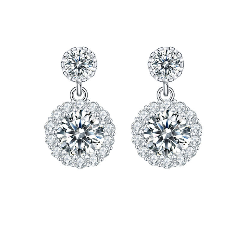 1+1캐럿 화이트 모이사나이트