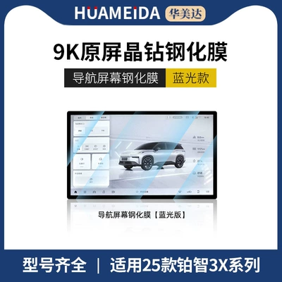 Car interior film: Central Control Navigation Screen, Sienna - navigation-anti-blue-light25-toyota-platinum-3x