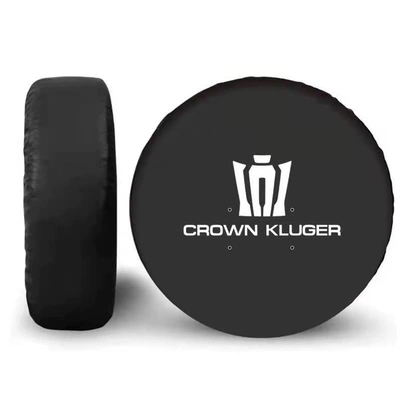 Tire Protective Cover Dust-Proof and – Spare wheel cover - spare-tire-protective-cover-thickened-version-crown-letter-car-logo-version