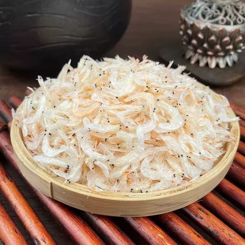 开新海虾皮新鲜淡干盐小虾米菌5g干海米虾仁宝宝辅食钙装干虾皮