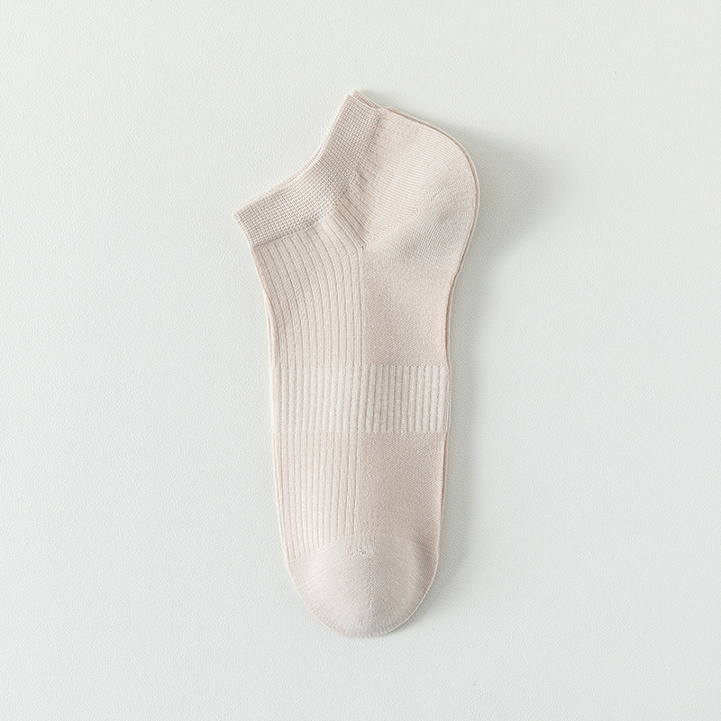 Calcetines de algodón sólido para hombres de verano a rayas calcetines de barco para hombres sin costura cabeza de embalaje independiente absorción de sudor calcetines transpirables para hombres