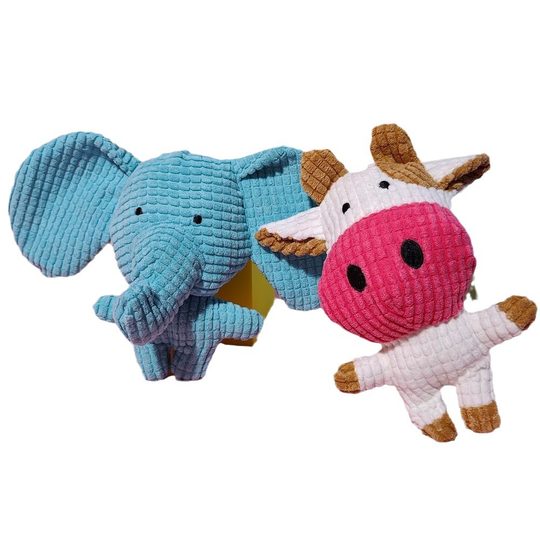 Pet Plush Vocal Toy Dog Dog Toy Yellow Duck Teddy Cross-border Educational Training Dog Doll Bite-resistant Cat Flannel