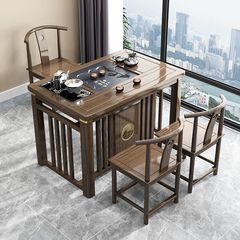 バルコニーティーテーブルと椅子無垢材の小さなリビングルームティーテーブル家庭用小さなアパートティーテーブルシンプルなケトルティーメイキング用