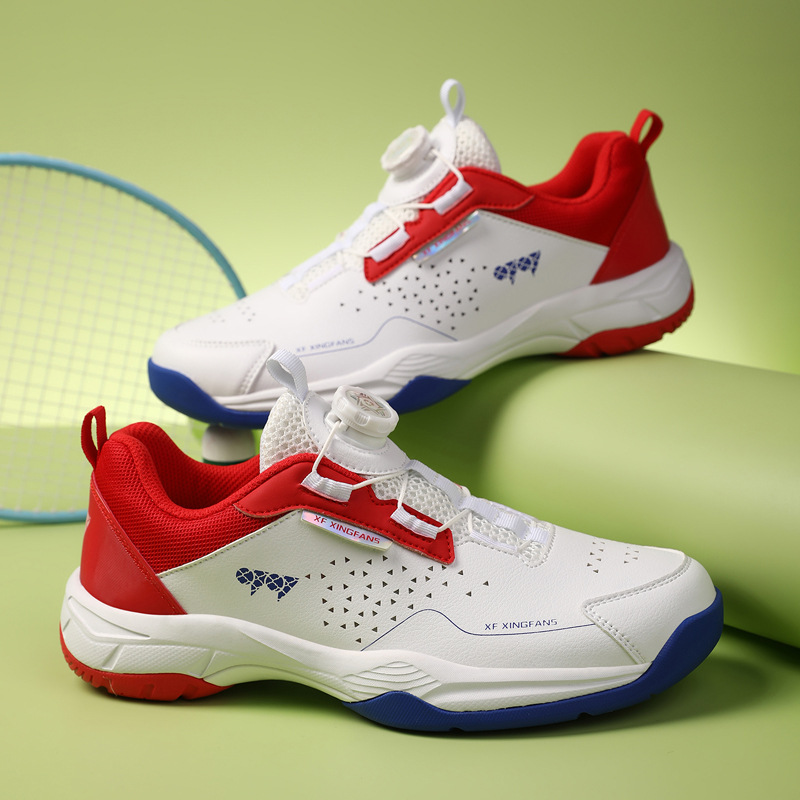 Nuevos zapatos transfronterizos de bádminton transpirables zapatos deportivos de entrenamiento profesional para hombres y mujeres zapatos de tenis de mesa