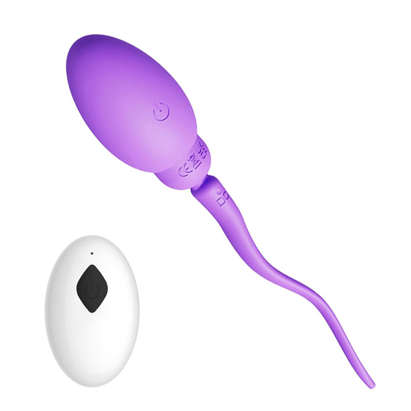 올챙이(연동) 진동기: 보라색(리모컨 버전)