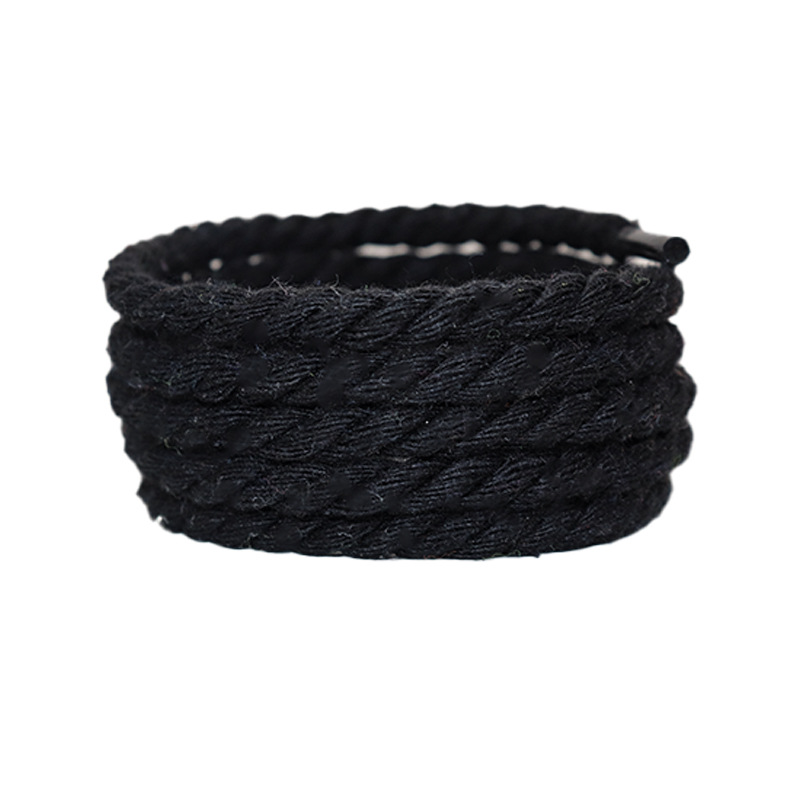 Cordón de lino de seda de seda de seda de seda para la Fuerza Aérea AF1 algodón de poliéster fino 0.5cm lindo cordón redondo de color sólido accesorios de cordón