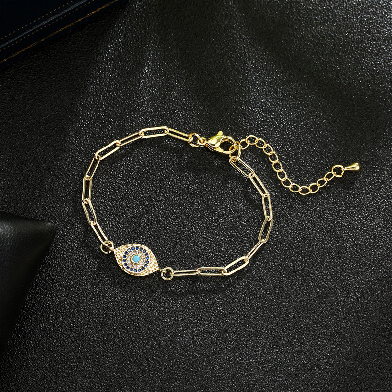 Fashion Palm Copper Bracelets Plating Zircon Copper Bracelets