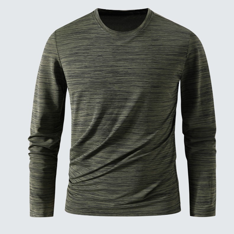 【L-7XL】Cross-border long-sleeved quick-drying T-shirt, round-neck sweatshirt, unisex, loose fit, plus size, casual sportswear