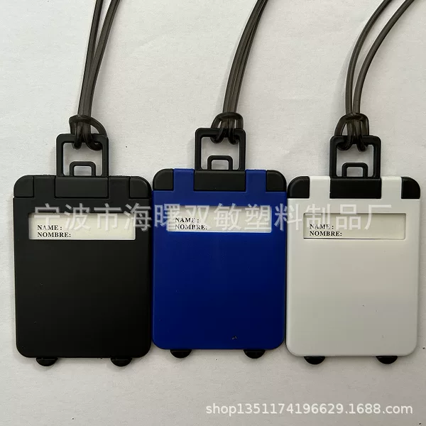 Plastic Luggage Tag,Suitcase Shape Luggage Tag,Abs,Can Be Printed,Luggage Tag for Bags