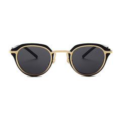 MR2525新款金屬偏光墨鏡女時尚百搭眼鏡可配近視網紅太陽鏡男