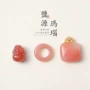 盐源色彩雕刻玛瑙手链