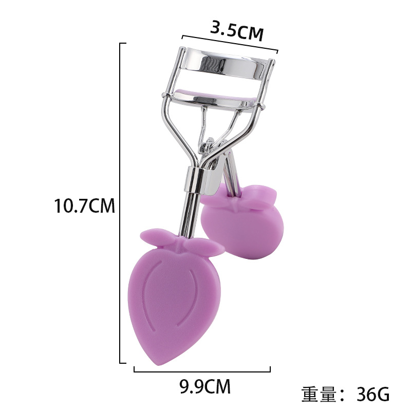 Corazón de桃 mango clip de pestañas gran ángulo natural sol pestañas curvas artefactos herramientas de maquillaje de belleza clip de pestañas novato